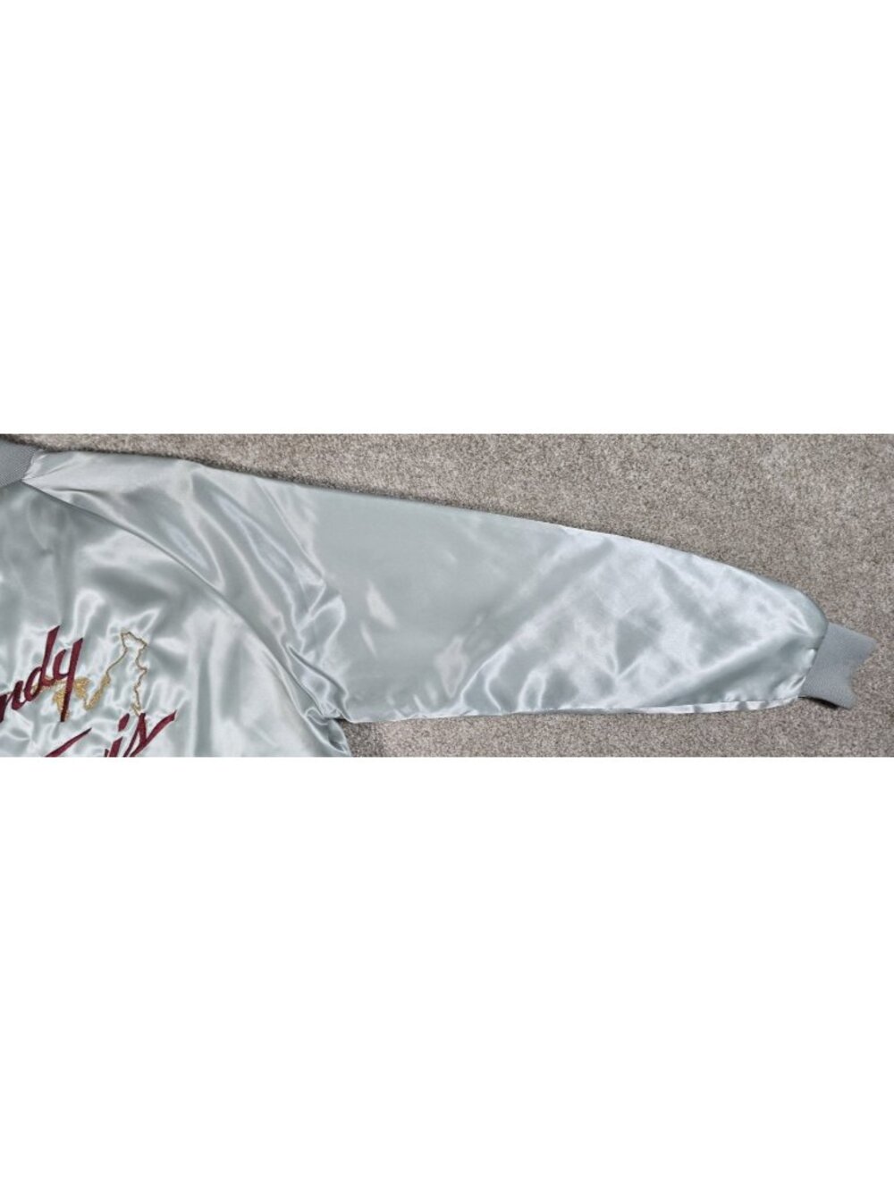 Randy Travis Vtg Back to Country Satin Snap Tour Jacket USA Taylor Made Men's M - Picture 14 of 16